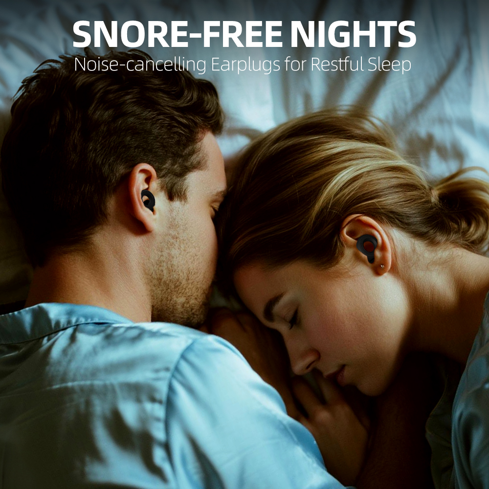 Pareja durmiendo tranquila sin ronquidos